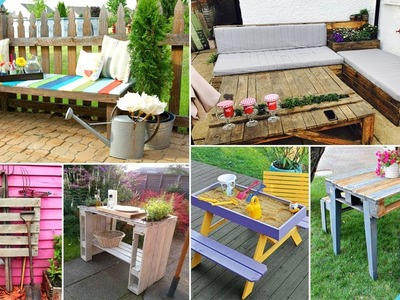 100 DIY furniture pallet Garden ideas | DIY Garden