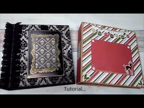 2 Albums 1 Tutorial (Halloween and Christmas)