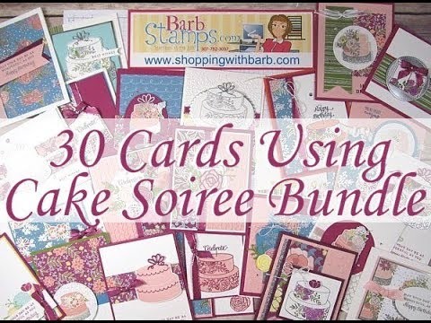 30 Cards from the Cake Soiree Bundle Stampin' Up!