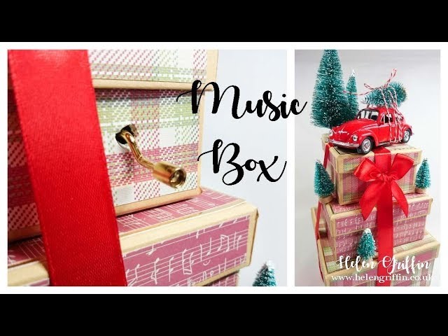 5th Day of Christmas 2018 | Musical Gift Box Stack with Red Car & Tree