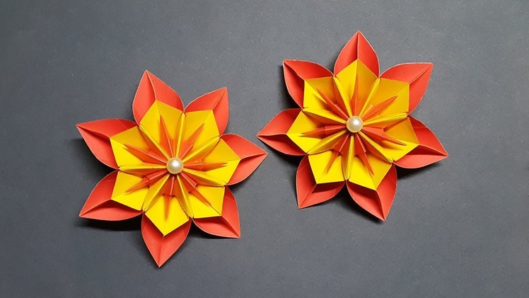 Amazing Paper Flowers for Home Decoration | How to Make Paper Flower Easy | DIY Paper Crafts