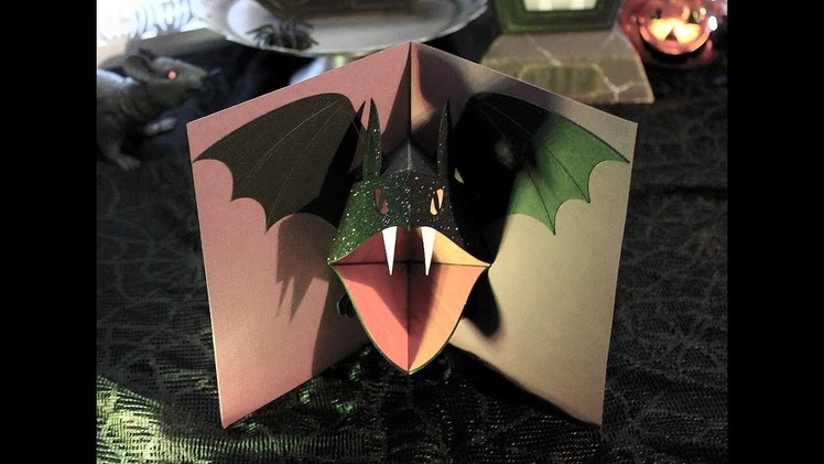 Bat Pop Out Card Assembly