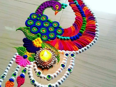 Beautiful Diwali.dasara.dasehara FESTIVAL'S rangoli designs colors