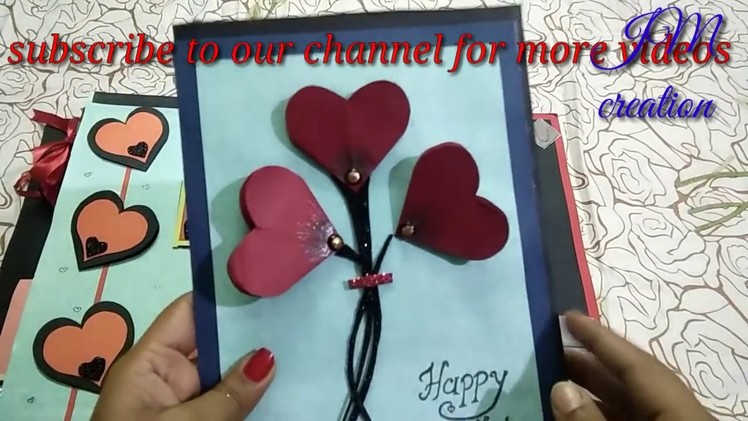 Birthday Scrapbook ideas for husband.Handmade love scrapbook for hubby. for someone special2018