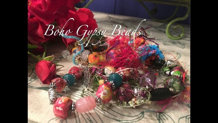 Boho Gypsy Beaded Bracelets - Paper Clay & Napkins