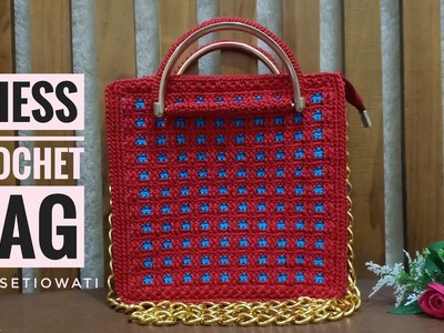 Crochet || Chess crochet bag