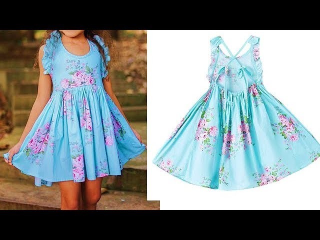 Diy Designer  Baby Frock  Cutting And Stitching Full Tutorial