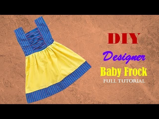 Diy Designer  Baby Frock For 4 to 5 year baby girl  Cutting And Stitching Full Tutorial