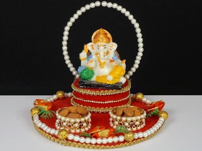 DIY DIWALI GANESH DECORATION | How to Make DIWALI Ganesh Decoration at Home