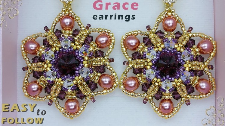 DIY "Grace" earrings or Pendant tutorial.