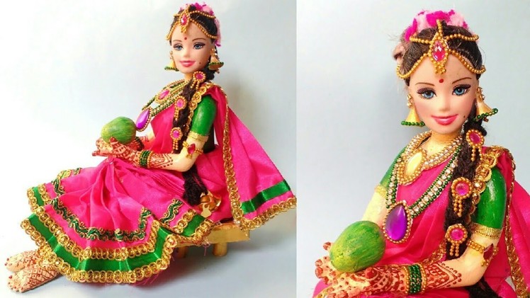 Doll-6 | Newspaper Doll | South Indian Bridal Making | Best Out Of Waste | DIY | By Punekar Sneha