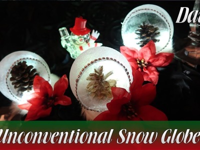 Dollar Tree DIY | Unconventional Snow Globe| Miniature Setting