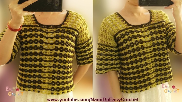 Easy Crochet: Crochet Sweater #03