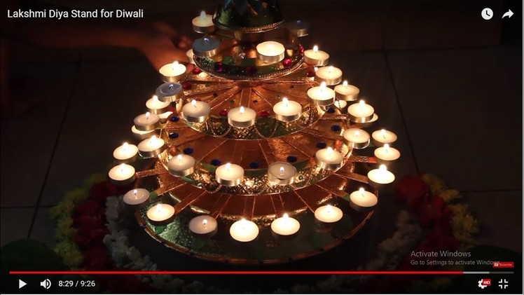 Easy Diya Stand for Diwali | 5 steps | 51 Diyas