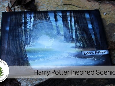 Expecto Patronum - Harry Potter Inspired Scenic Card