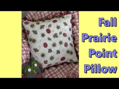 Fall Prairie Point Pillow