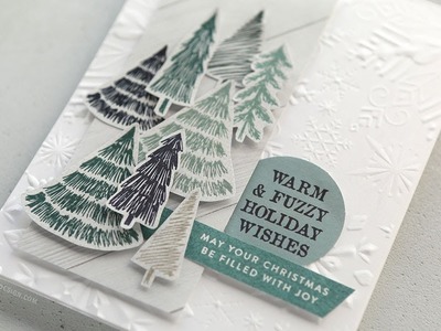 Holiday Card Series 2018 - Day 6 - Forest of Paper Trees