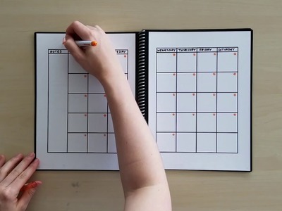How to Make a Calendar with Your Rocketbook Everlast