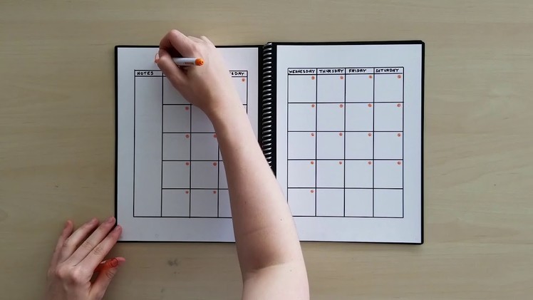 How to Make a Calendar with Your Rocketbook Everlast