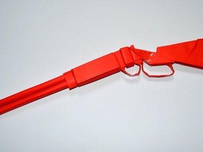 How to make a paper gun - winchester - DIY