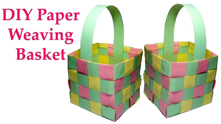 How To Make DIY Paper Weaving Basket