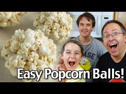 How To Make Easy Popcorn Balls! Popcorn Balls Recipe