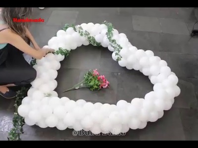 How to make heart shape balloon.