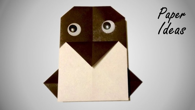 How to make PENGUIN from PAPER | ORIGAMI