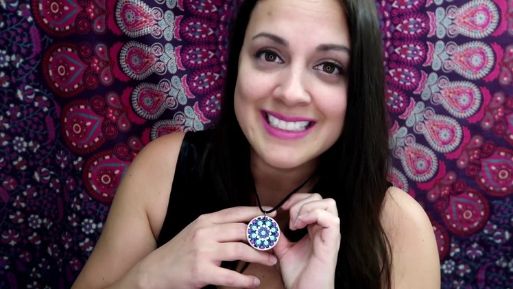 How To Paint Dot Mandalas PENDANTS Gift Ideas Full Step By Step Guide