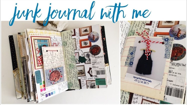 Junk Journal With Me - Ep 13 | Journaling Process Video