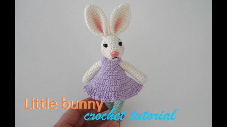 Little bunny crochet tutorial. Bagcharm