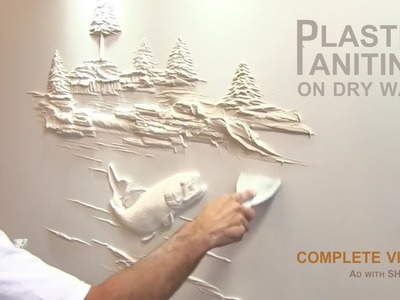 Mater of Plaster Painting on Drywall Art