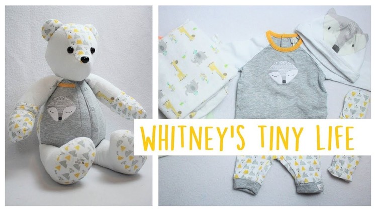 Memory Bear from Newborn Outfit | Week in the Life | Whitney's Tiny Life