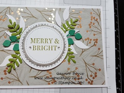 Merry & Bright Christmas Card Stampin' Up!