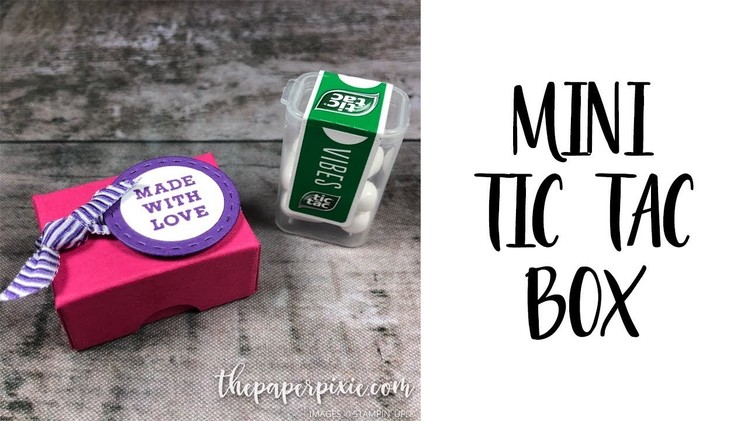 Mini Tic Tac Box