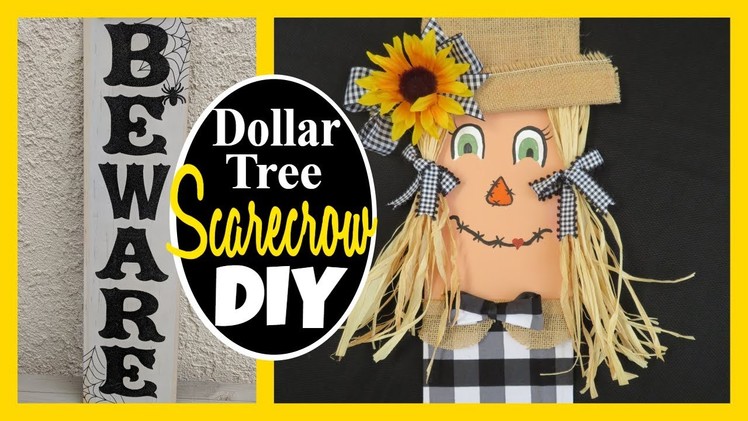 NEW Dollar Tree SCARECROW DIY!