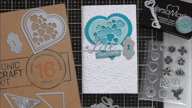Note Book Cover with Tonic Craft Kit #16 :D