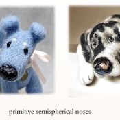 PDF Tutorial Gift for her How to needle felt Needle felting Shiny nose for felted toy Step by step