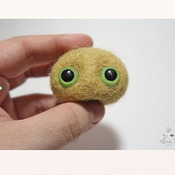 PDF tutorial How to needle felt Gift for her Needle felting pattern Safety Glass eyes for needle felted toys Step by step Craft tutorial DIY