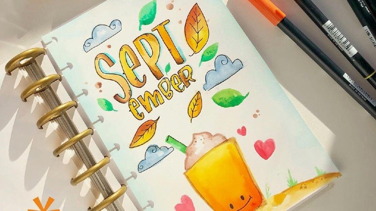 PLAN WITH ME | September Bullet Journaling spread