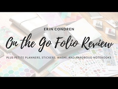 PREVIEW | Erin Condren On-The-Go Folios and Petite Planners!