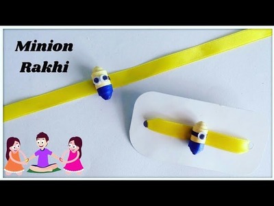 Quilled Minion Rakhi | Friendship Band in 5 minutes | Kids Rakhi | Raksha Bandhan