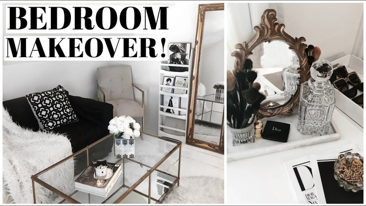RE-DECORATE WITH ME! Bedroom Makeover