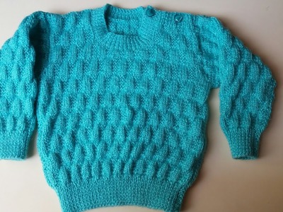 Single colour kids sweater design -part-4 (final part)