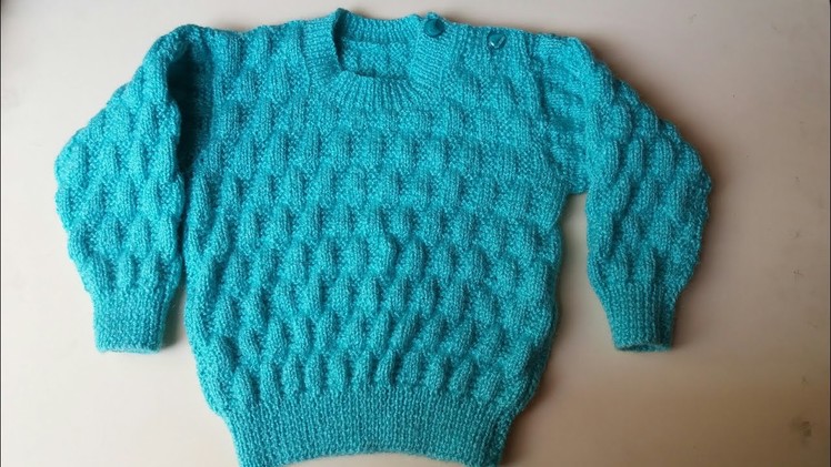 Single colour kids sweater design -part-4 (final part)