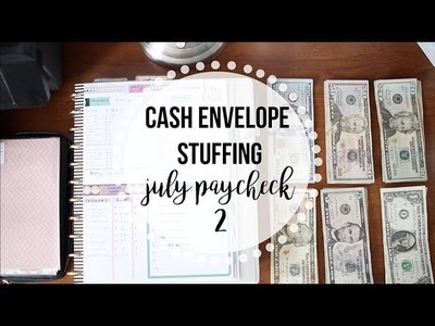 Stuffing my CASH ENVELOPES | July Part 2 | Dave Ramsey Inspired Budgeting