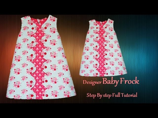 Super cute Baby Frock\Dress Step By Step Full Tutorial