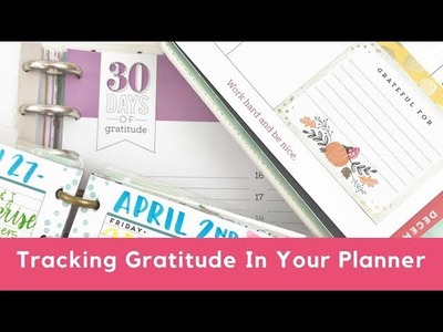 Tracking Gratitude in Your Planner