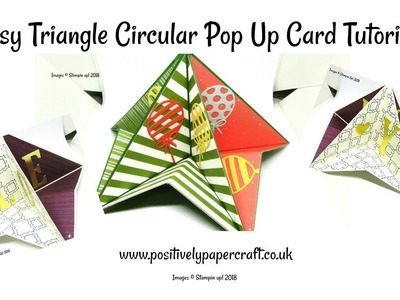 Triangle Circular Pop Up Card Tutorial