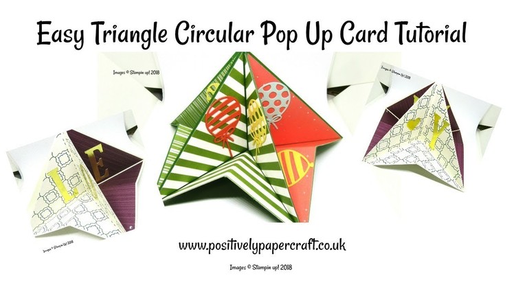Triangle Circular Pop Up Card Tutorial
